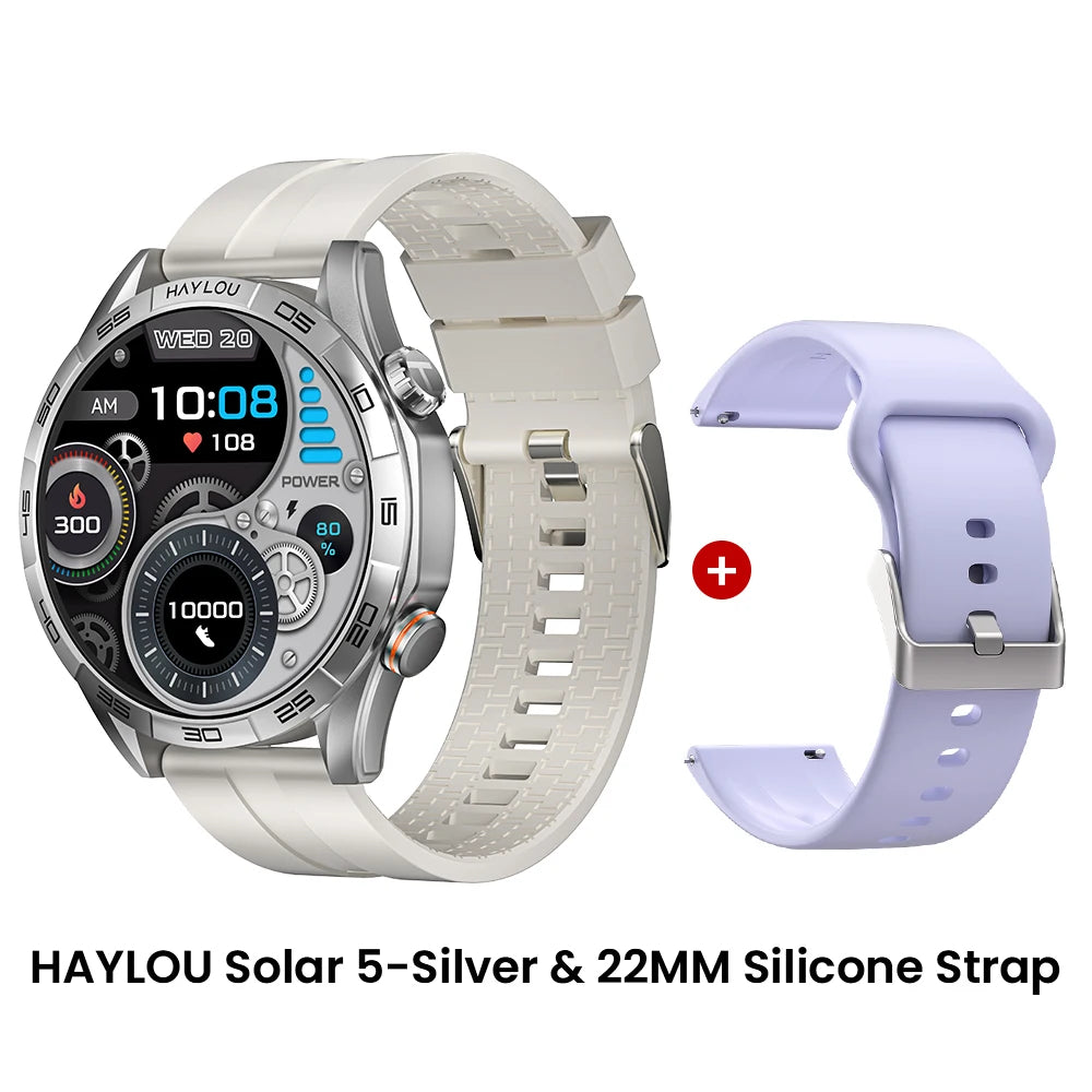 Haylou Solar 5 Voice Calling Smartwatch 1.58 Inch AMOLED