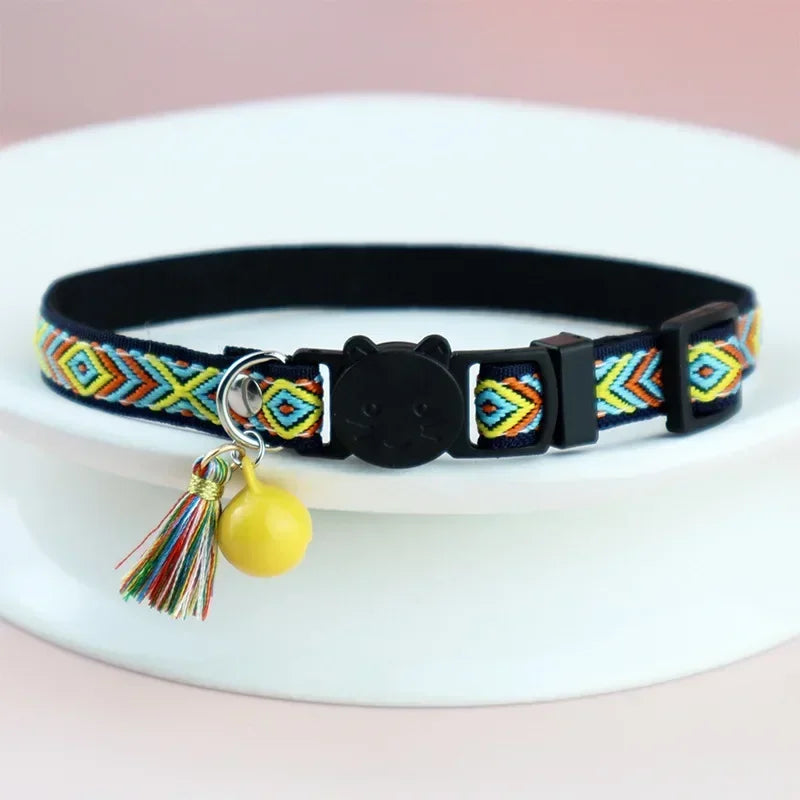 Dog Jacquard And Collar Adjustable Cat Tassels For Bells - Great Outdoors and More 25
