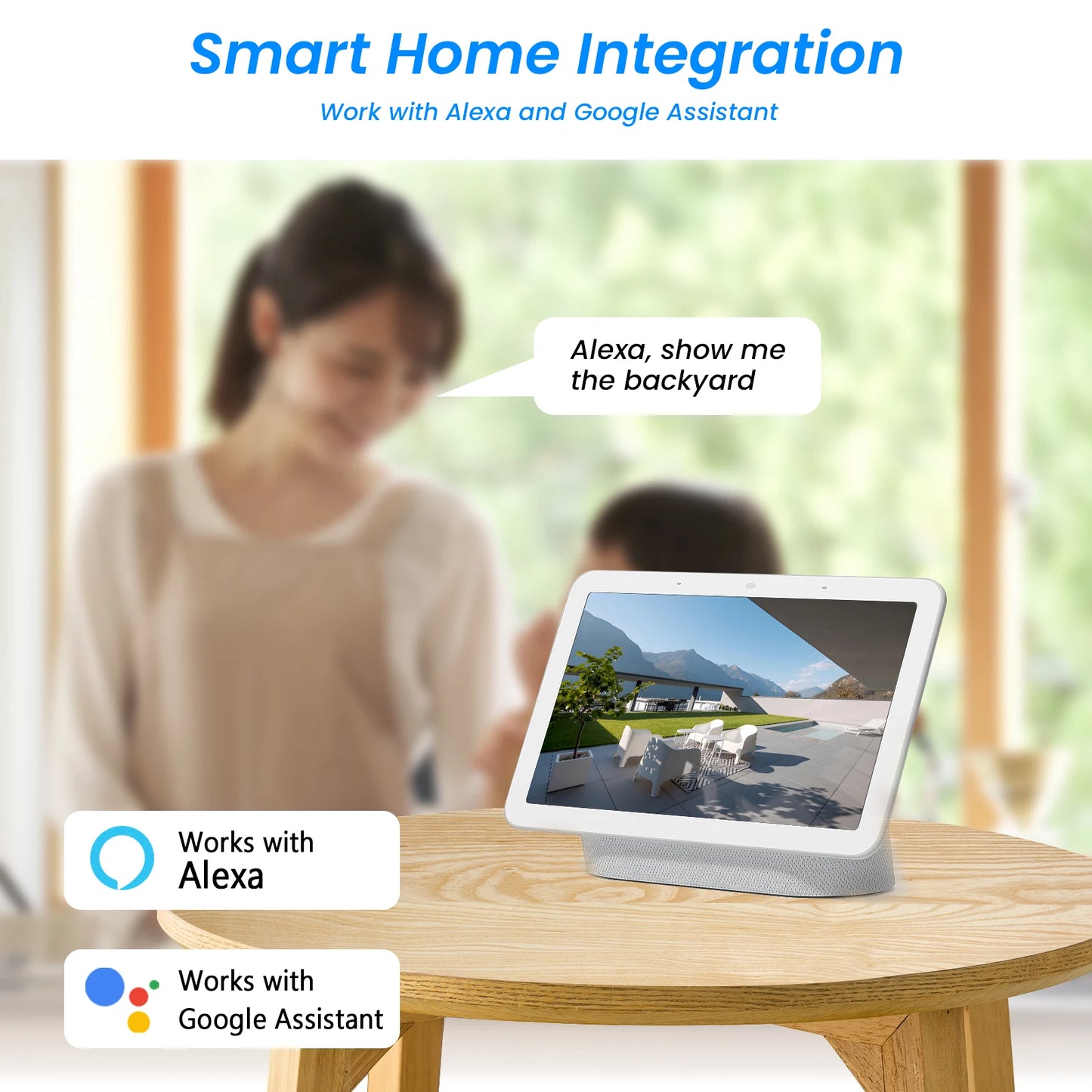 ANRAN Outdoor Wireless WiFi Camera 2.4G 3MP Battery Solar Security Camera with Floodlight Color Night Vision and Local Alarm