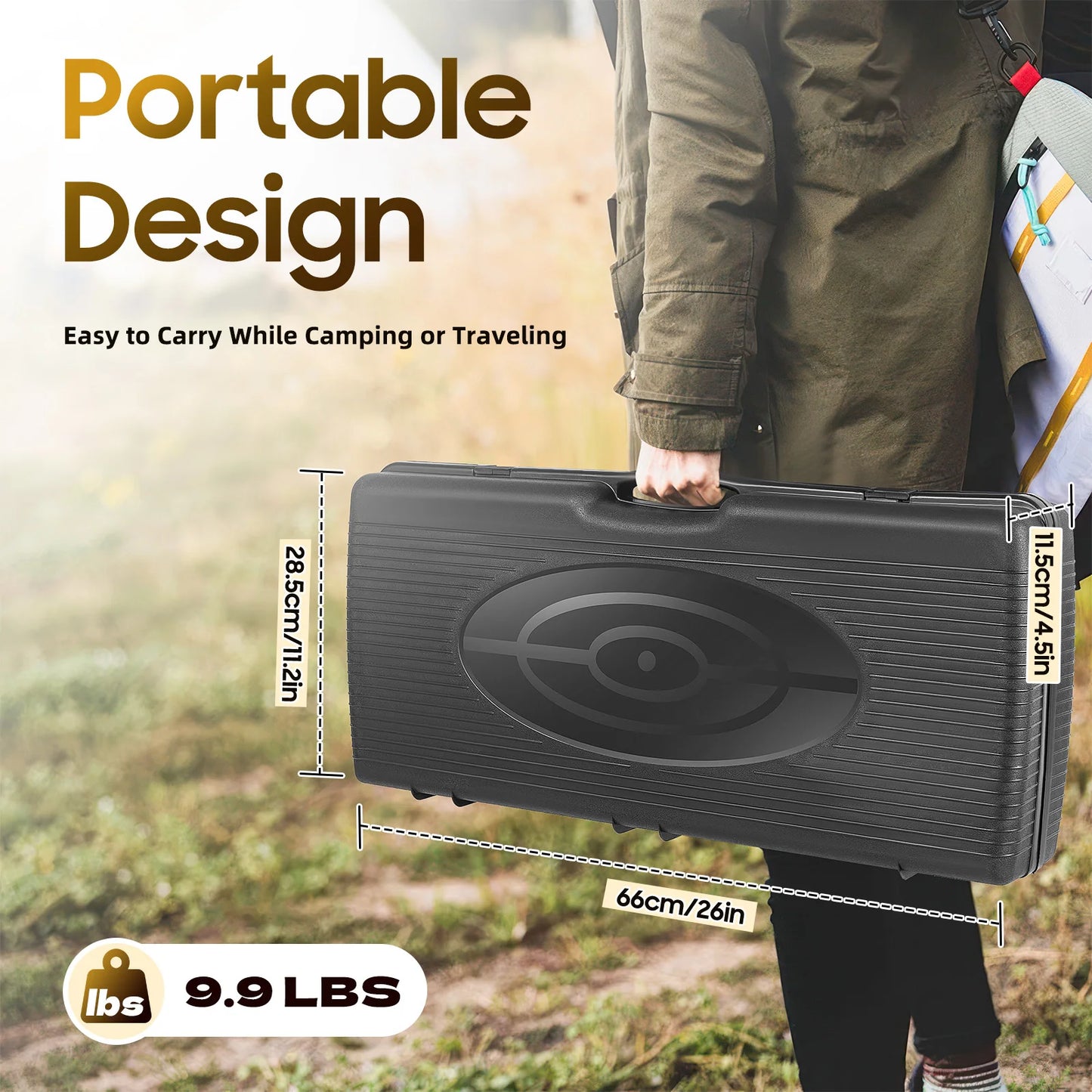 Portable Camping Stove With Grill Two Burners Non Stick - Great Outdoors and More 25