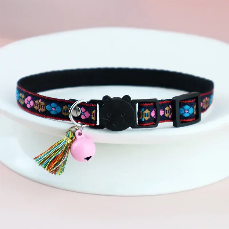 Dog Jacquard And Collar Adjustable Cat Tassels For Bells - Great Outdoors and More 25