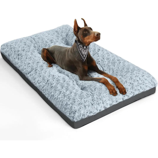 Deluxe Washable XXL Dog Bed Dog Crate Mat 48 Inch Fluffy - Great Outdoors and More 25