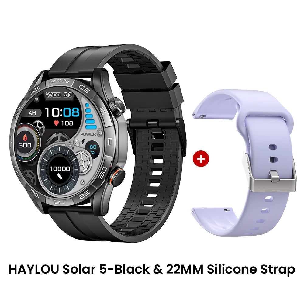 Haylou Solar 5 Voice Calling Smartwatch 1.58 Inch AMOLED