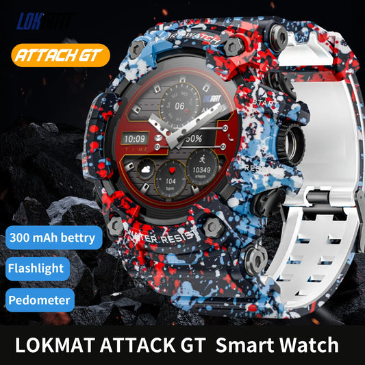 LOKMAT Rugged Sport Smart Watch ATTACK-GT Bluetooth Calls - Great Outdoors and More 25