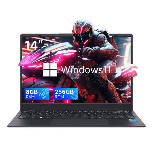 14 Inch Windows 11 Laptop Intel Celeron N4100 8GB RAM 256GB SSD Notebook PC Computer - Great Outdoors and More 25