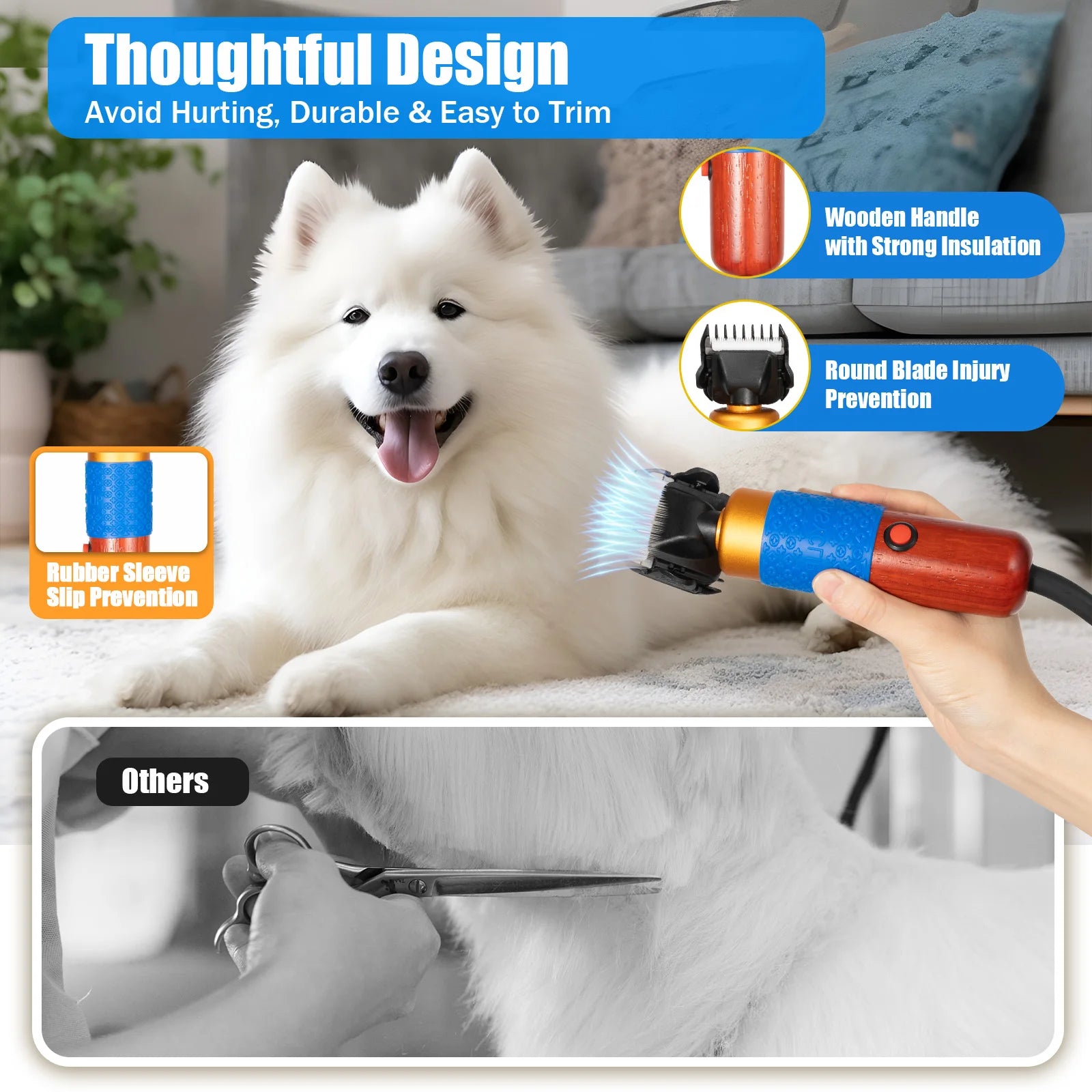 Electric Animal Fur Shears Farm Supplies Grooming Clipper - Great Outdoors and More 25