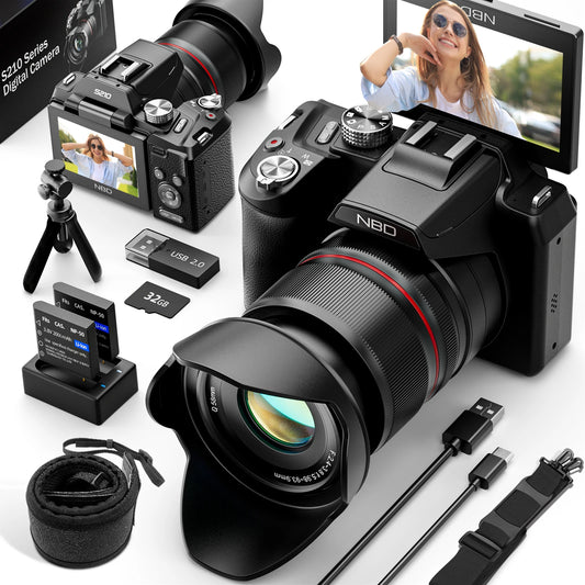 NBD 5K 64MP Digital Cameras With 16X Zoom WiFi Control - Great Outdoors and More 25