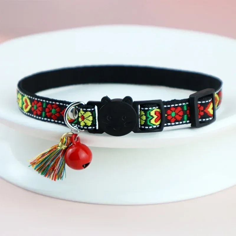 Dog Jacquard And Collar Adjustable Cat Tassels For Bells - Great Outdoors and More 25