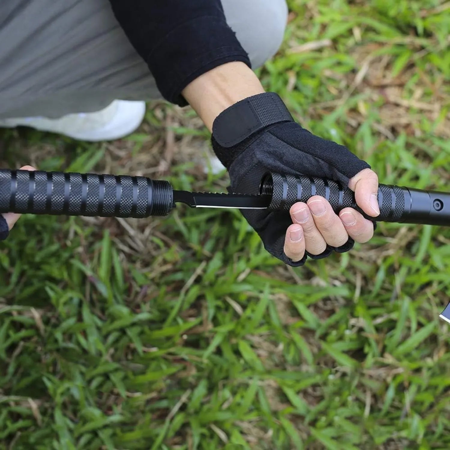 Tactical Folding Survival Axe w/Hammer & Nylon Sheath - Great Outdoors and More 25