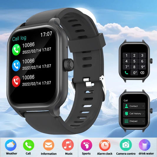 Hot 2025 Smart Watch with Wireless Calling and App Reminders for Men and Women Fitness Tracker