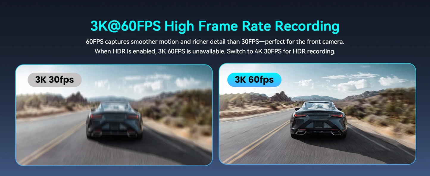 2025 New DDPAI 4K Dash Cam Z60 Pro Front and Rear Car Camera with SONY STARVIS2 Sensor 5GHz Wi-Fi GPS and ADAS Car DVR - Great Outdoors and More 25