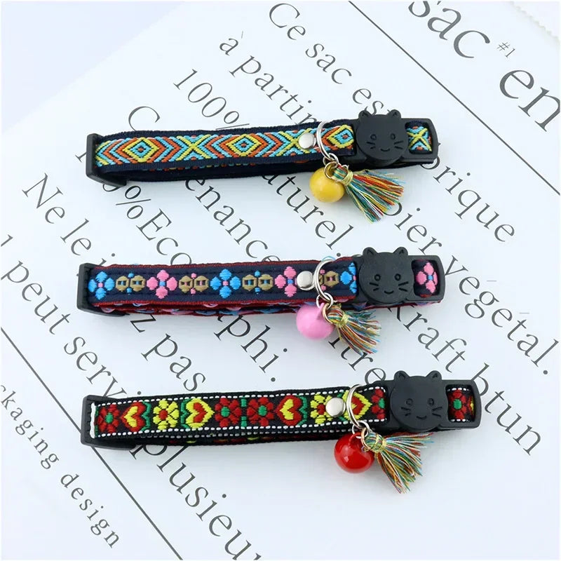 Dog Jacquard And Collar Adjustable Cat Tassels For Bells - Great Outdoors and More 25