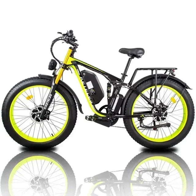 Electric Bicycle KETELES K800 2000W High Power Motor 48V 23Ah Battery Adult Electric Bike 26 Inch Tire Mountain Off-Road Ebike