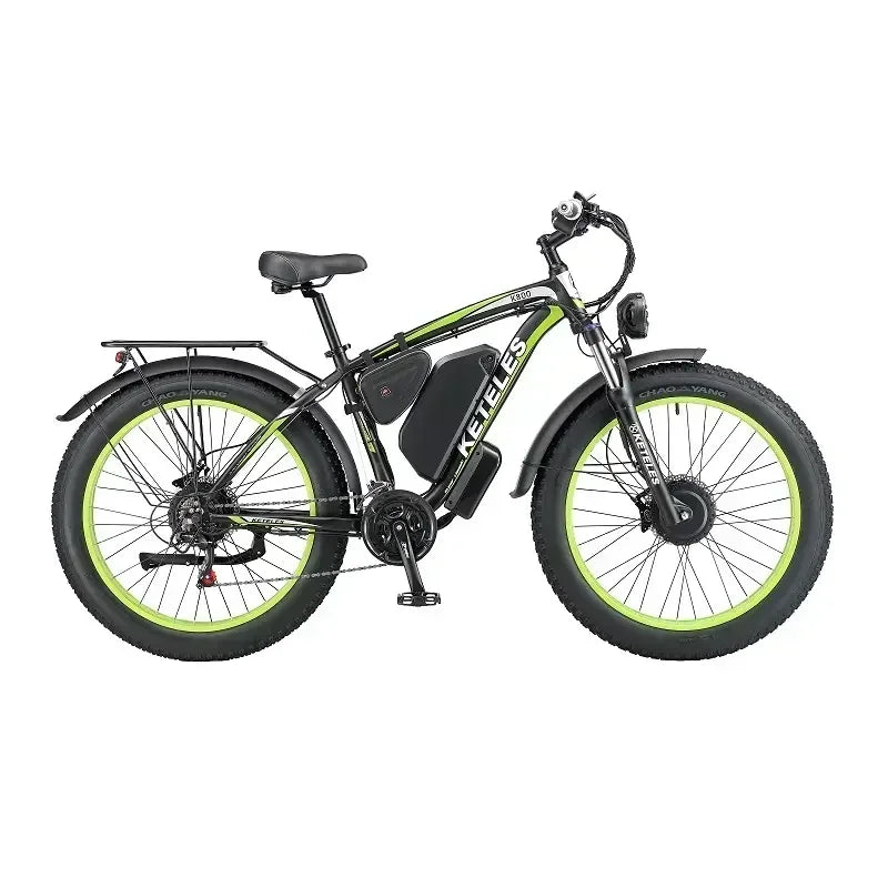Electric Bicycle KETELES K800 2000W High Power Motor 48V 23Ah Battery Adult Electric Bike 26 Inch Tire Mountain Off-Road Ebike