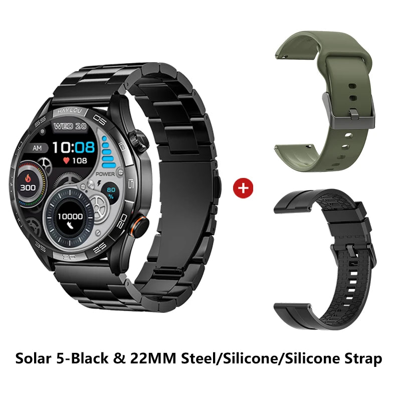 Haylou Solar 5 Voice Calling Smartwatch 1.58 Inch AMOLED