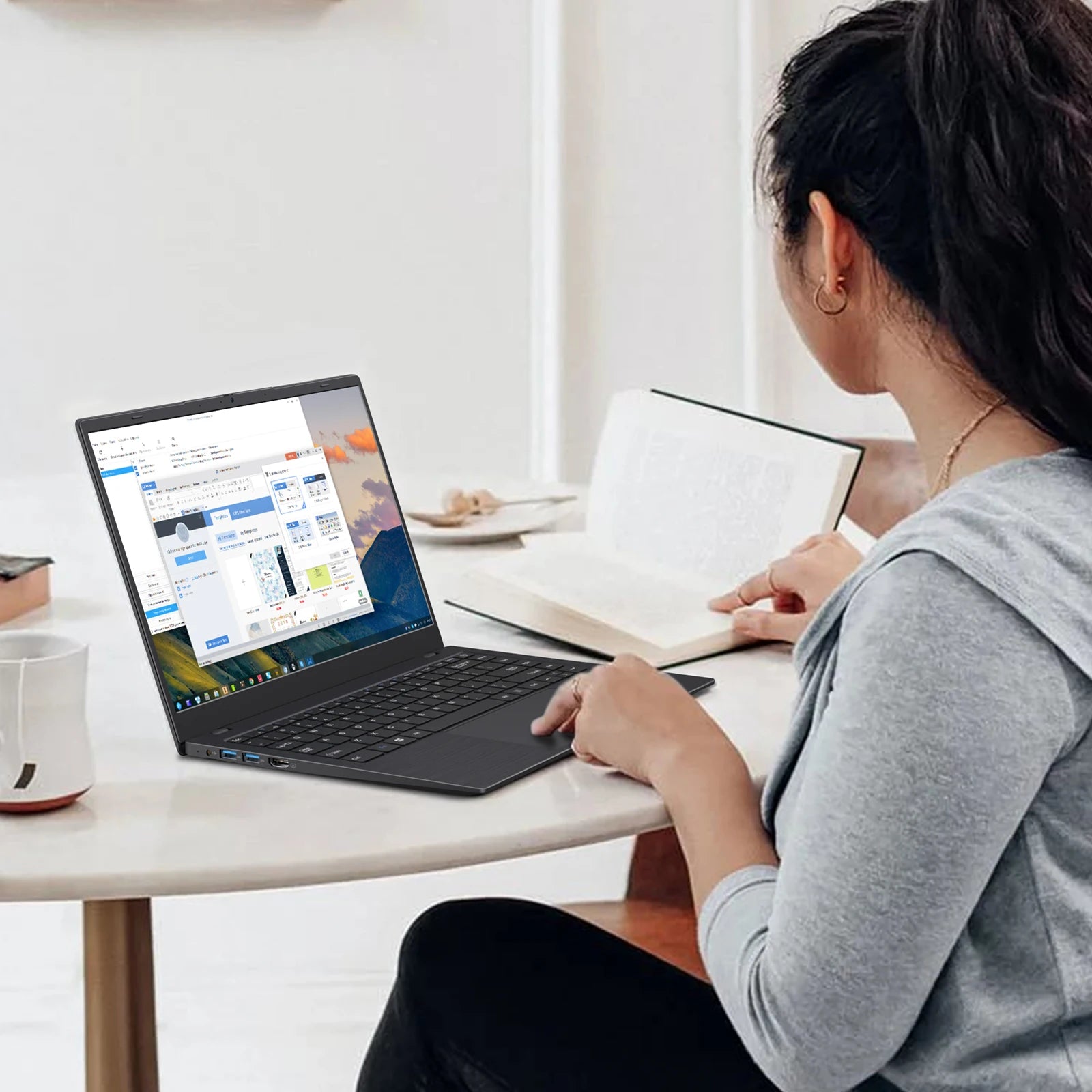 14 Inch Windows 11 Laptop Intel Celeron N4100 8GB RAM 256GB SSD Notebook PC Computer - Great Outdoors and More 25