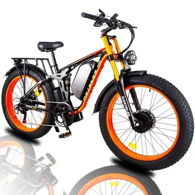 Electric Bicycle KETELES K800 2000W High Power Motor 48V 23Ah Battery Adult Electric Bike 26 Inch Tire Mountain Off-Road Ebike