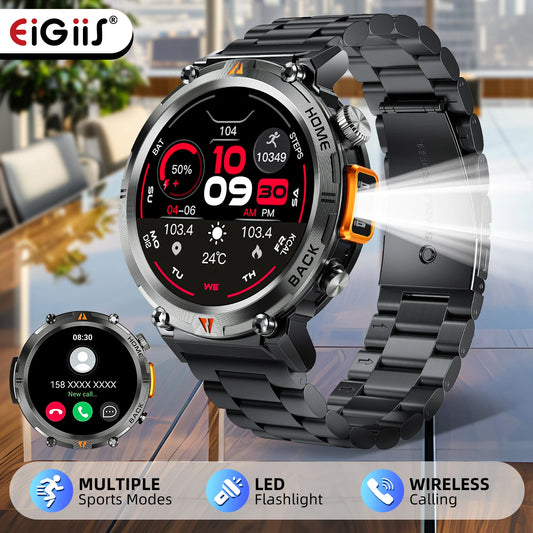 EIGIIS 2024 New KE3 Bluetooth Call Smart Watch Men Full Touch - Great Outdoors and More 25