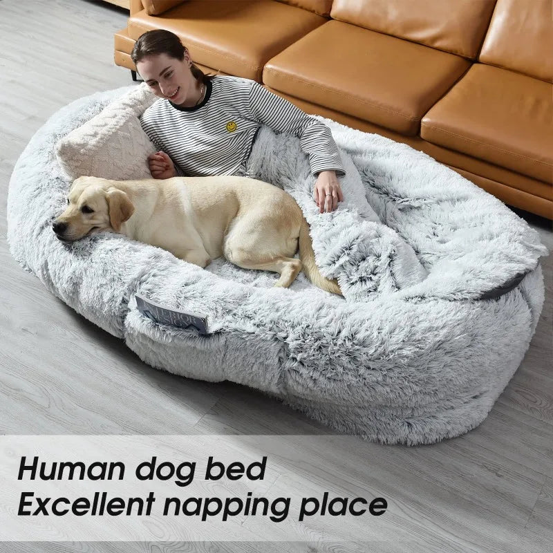 Human Dog Bed, Washable 71''x45''x12'' Orthopedic Bed - Great Outdoors and More 25