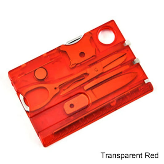 12 In 1 Pocket Credit Card Portable Multi Tools For Camping