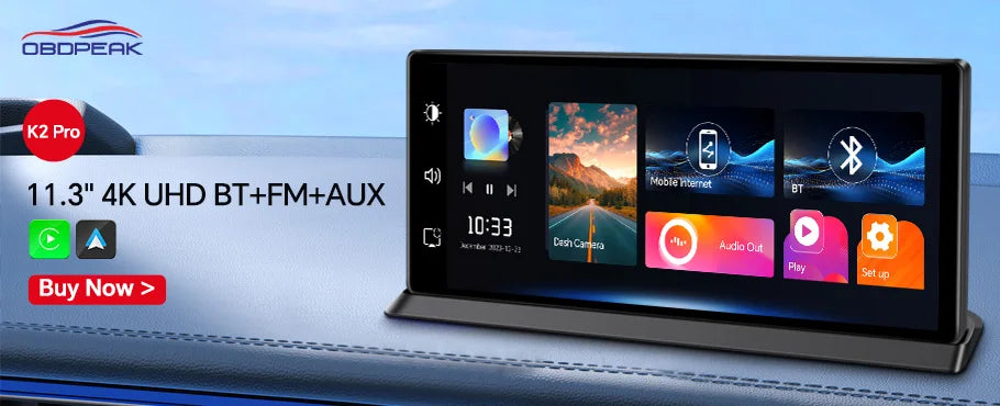 11.26 Inch 3 Camera 4K 1080P Video Recording Wifi Rearview Mirror Car DVR Touch Screen Infrared Night Vision Dash Cam - Great Outdoors and More 25