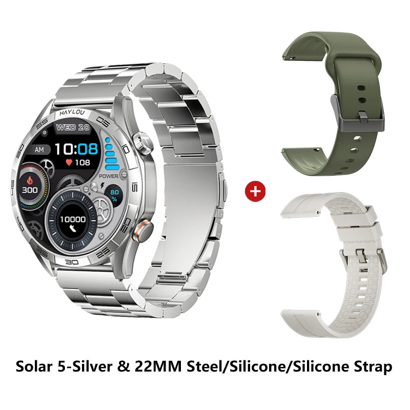 Haylou Solar 5 Voice Calling Smartwatch 1.58 Inch AMOLED