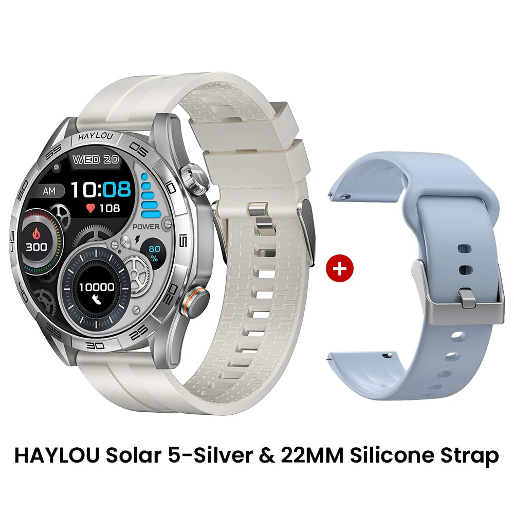 Haylou Solar 5 Voice Calling Smartwatch 1.58 Inch AMOLED