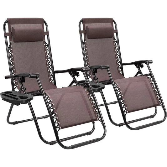 Zero Gravity Chair Patio Folding Lawn Lounge Chair with Pillows - Great Outdoors and More 25