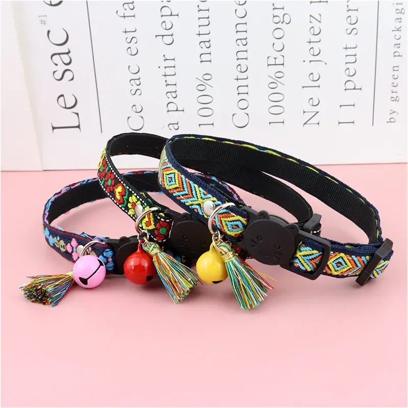 Dog Jacquard And Collar Adjustable Cat Tassels For Bells - Great Outdoors and More 25