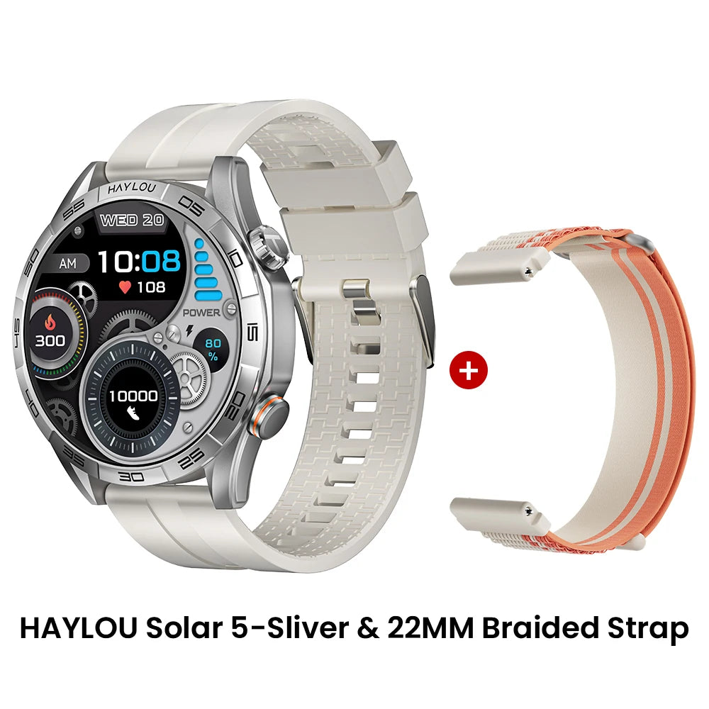 Haylou Solar 5 Voice Calling Smartwatch 1.58 Inch AMOLED