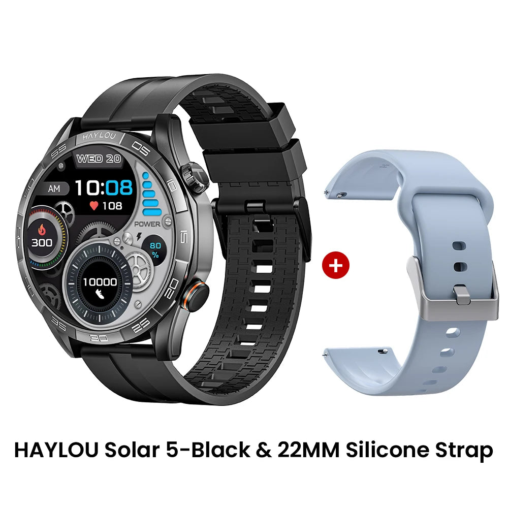 Haylou Solar 5 Voice Calling Smartwatch 1.58 Inch AMOLED