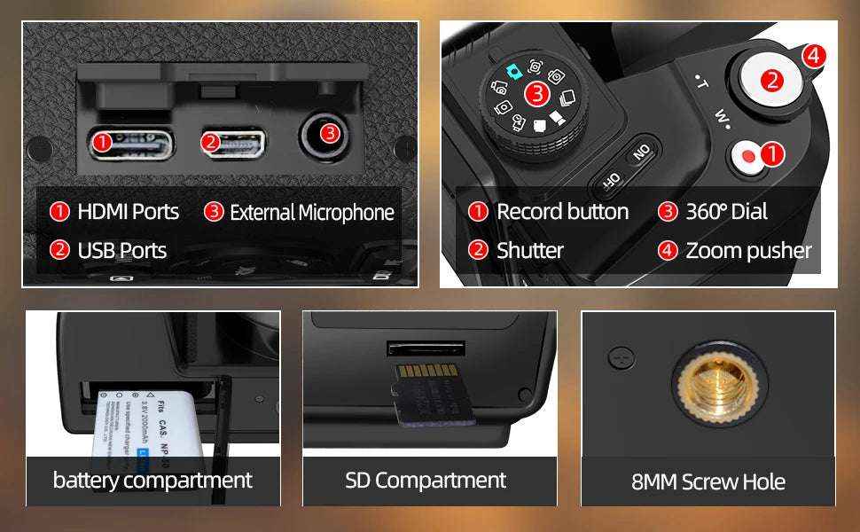 Digital Camera 4K 64MP 16X Flip Camera for YouTube Beginners - Great Outdoors and More 25